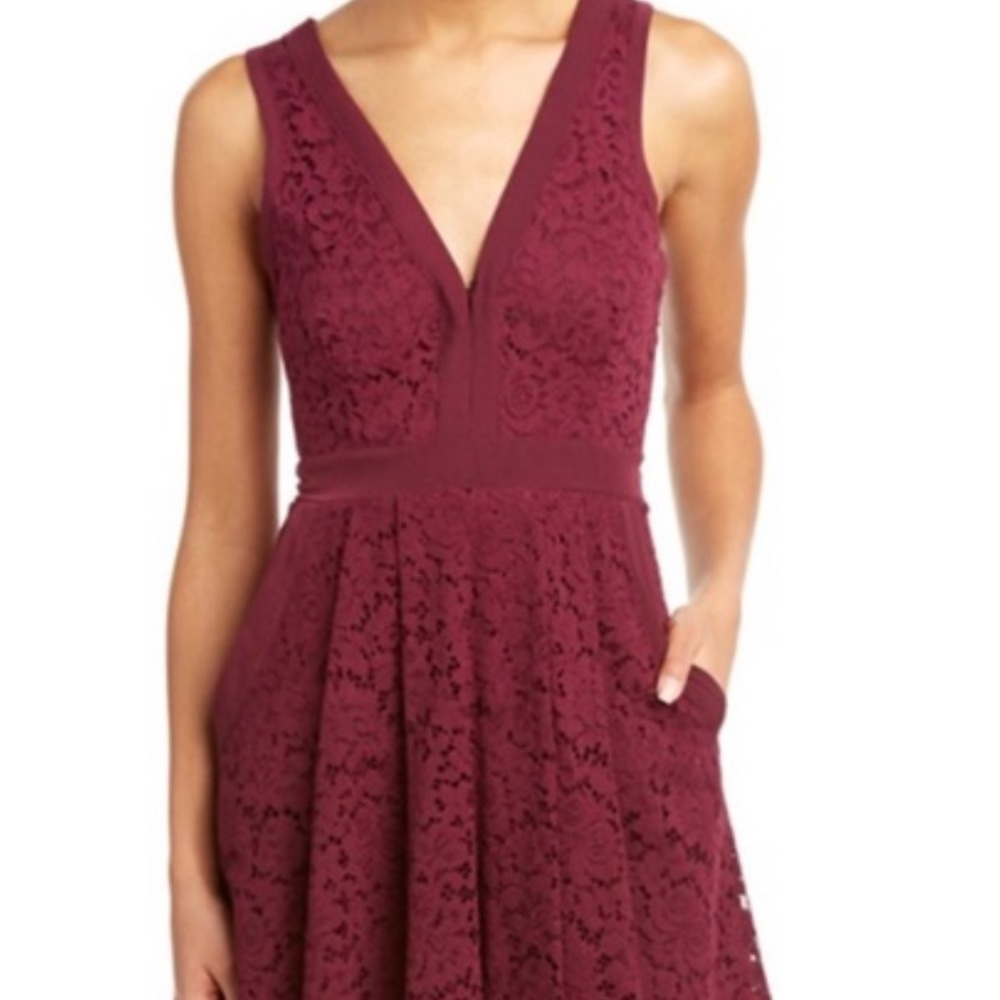 Free People Maroon Dress
